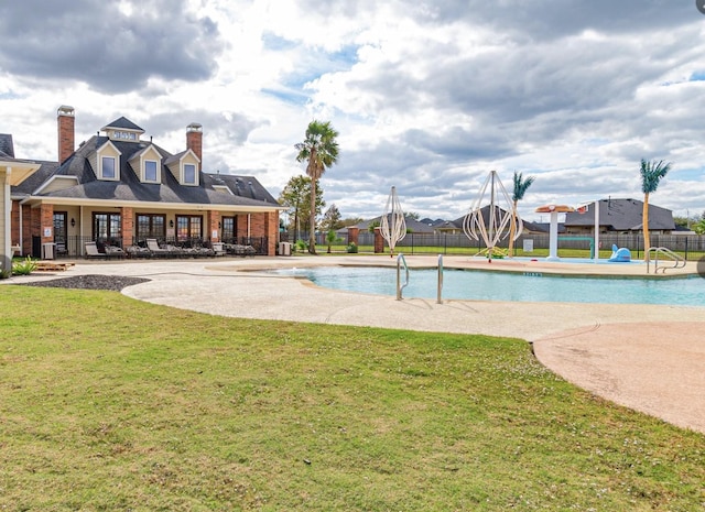view of community pool