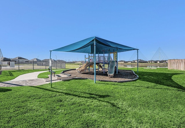 view of communal playground