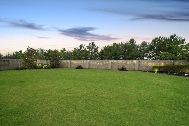 5502 Charlton Ridge Ln, Fulshear, TX 77441 - view of yard at dusk