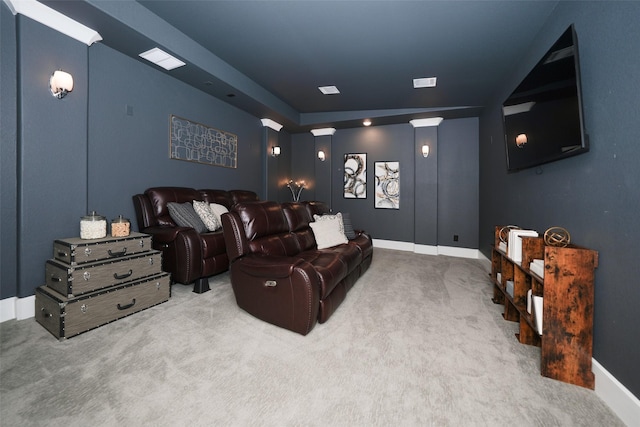 5502 Charlton Ridge Ln, Fulshear, TX 77441 - cinema room featuring carpet flooring and baseboards