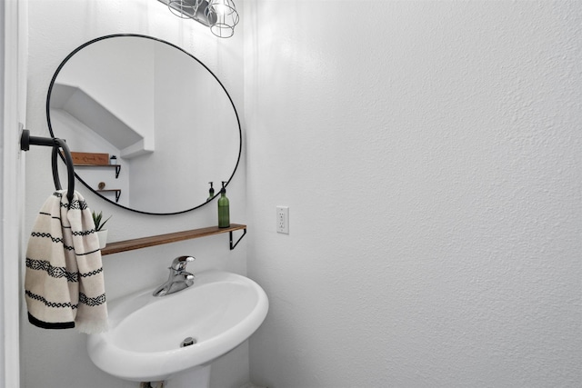 bathroom with a sink