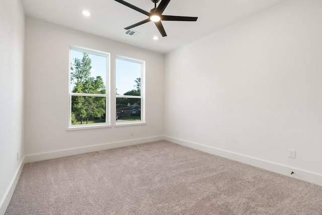 1420 Flamingo St, Conroe, TX 77385 - unfurnished room featuring light carpet, recessed lighting, and baseboards