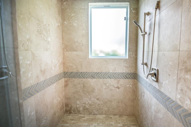 14115 Woodthorpe Ln, Houston, TX 77079 - full bathroom featuring tiled shower