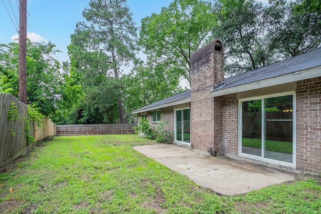 5102 Enchanted Timbers Dr, Humble, TX 77346 - view of yard featuring a patio area