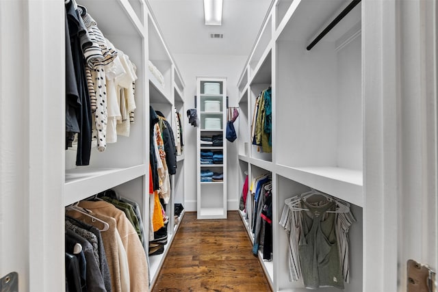 436 W 26th St, Houston, TX 77008 - walk in closet featuring wood finished floors