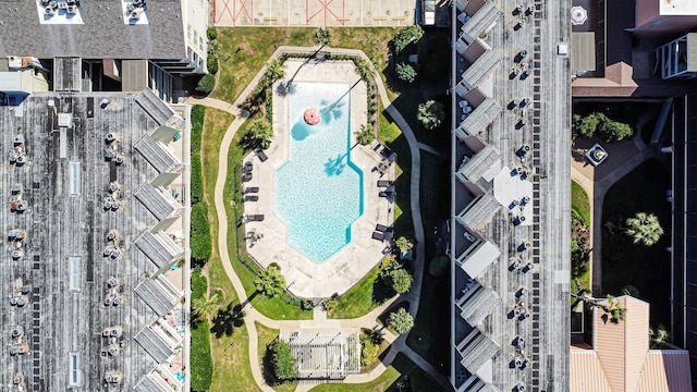 6300 Seawall Blvd Unit 9228, Galveston, TX 77551 - bird's eye view of a pool area