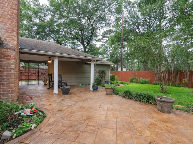 view of patio / terrace