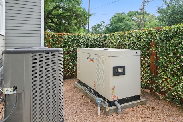 215 Bayland Ave, Houston, TX 77009 - exterior view of central air condition unit, a power unit, and fence