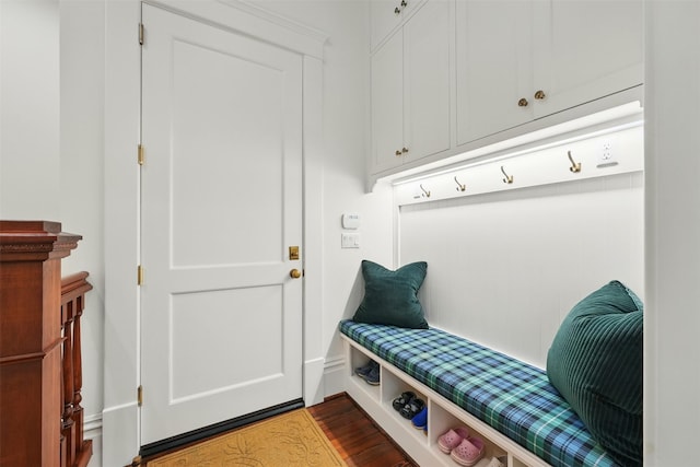 215 Bayland Ave, Houston, TX 77009 - mudroom featuring wood finished floors