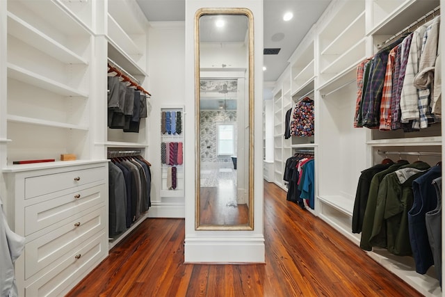 215 Bayland Ave, Houston, TX 77009 - spacious closet with dark wood-type flooring