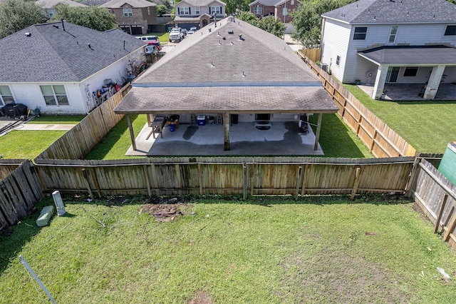 aerial perspective of suburban area