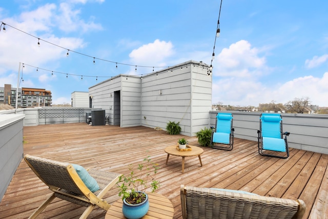 910 W 19th St Unit A, Houston, TX 77008 - deck featuring central AC