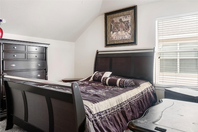 4635 Countrymeadows Dr, Spring, TX 77388 - carpeted bedroom featuring vaulted ceiling