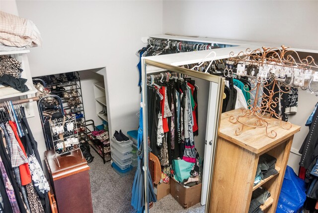4635 Countrymeadows Dr, Spring, TX 77388 - spacious closet featuring carpet floors
