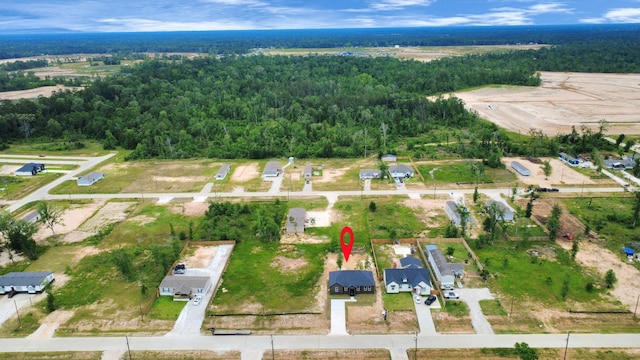 1029 Gazing Pine St, Huffman, TX 77336 - aerial view of property and surrounding area featuring a forest
