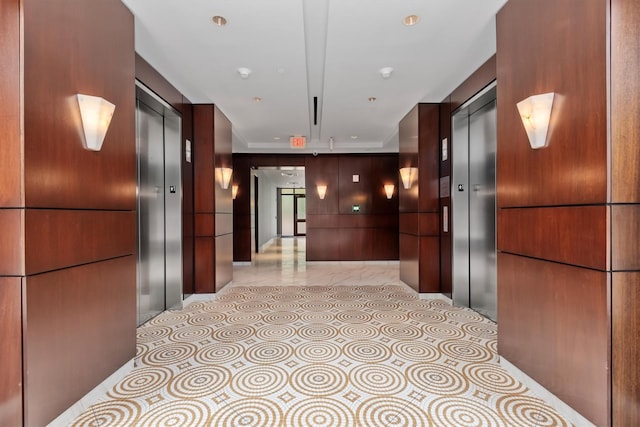 1 Waterway Ct Unit 4B, The Woodlands, TX 77380 - hall with elevator