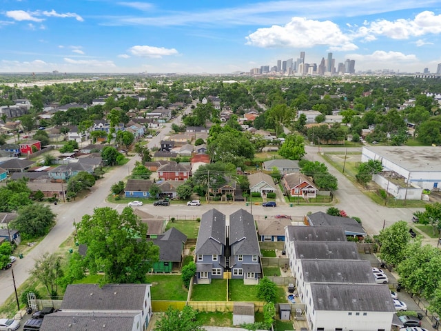 1307 Amundsen St N, Houston, TX 77009 - aerial perspective of suburban area