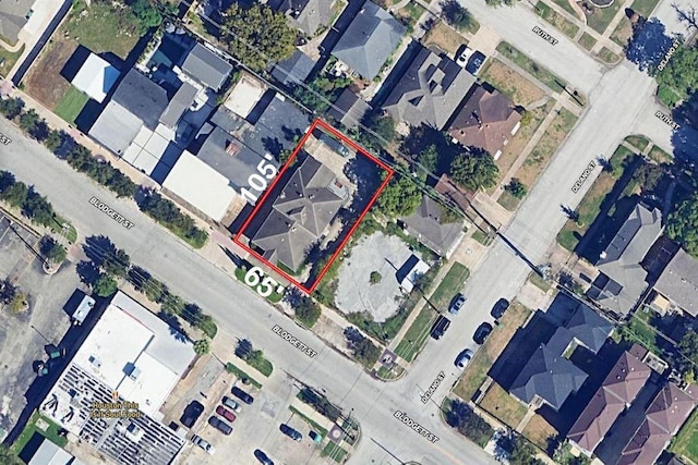 2709 Blodgett St, Houston, TX 77004 - map of property location with property parcel outlined