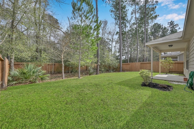 view of yard