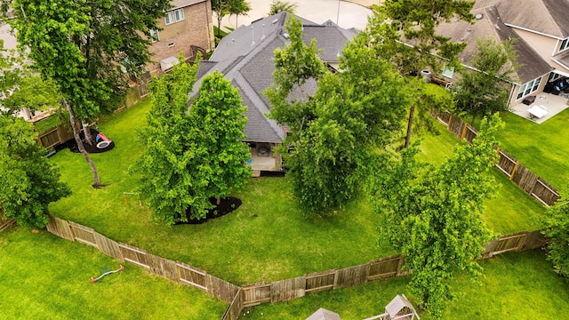 view from above of property