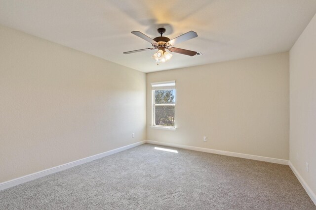 19107 Egret Glen Ct, Cypress, TX 77429 - empty room featuring carpet, ceiling fan, and baseboards
