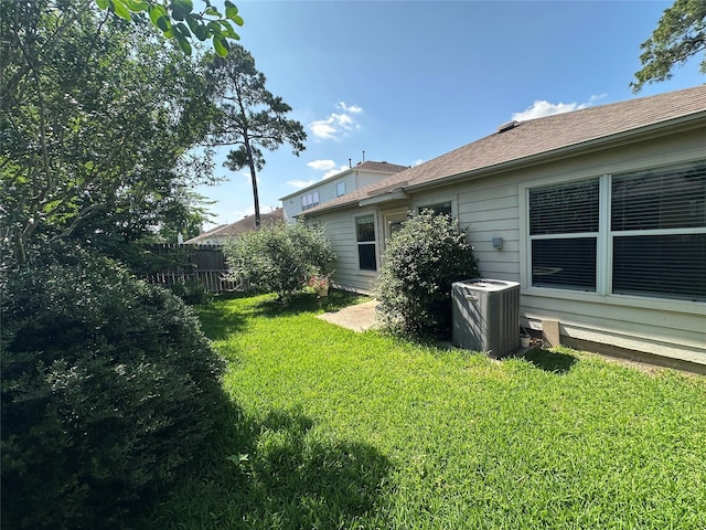 710 Cypresswood Rdg, Spring, TX 77373 - view of yard with central AC unit
