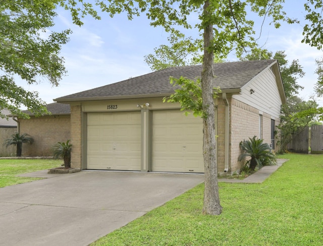 15823 Fox Springs Dr, Houston, TX 77084 - garage with concrete driveway