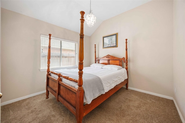 14402 Eastern Redbud Ln, Houston, TX 77044 - bedroom featuring carpet flooring, lofted ceiling, and baseboards