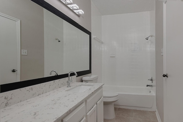 3500 Tangle Brush Dr Unit 217, The Woodlands, TX 77381 - full bathroom featuring toilet, tile patterned floors, vanity, and shower / bath combination