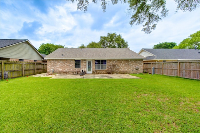 3711 Clover Meadows St, Pasadena, TX 77505 - back of house featuring brick siding and a patio area