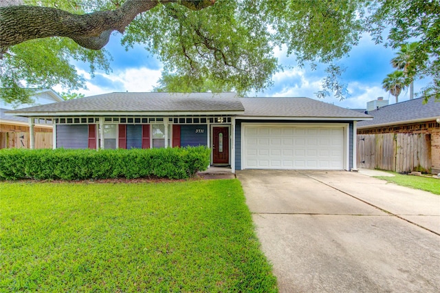 3711 Clover Meadows St, Pasadena, TX 77505 - single story home with a garage and driveway