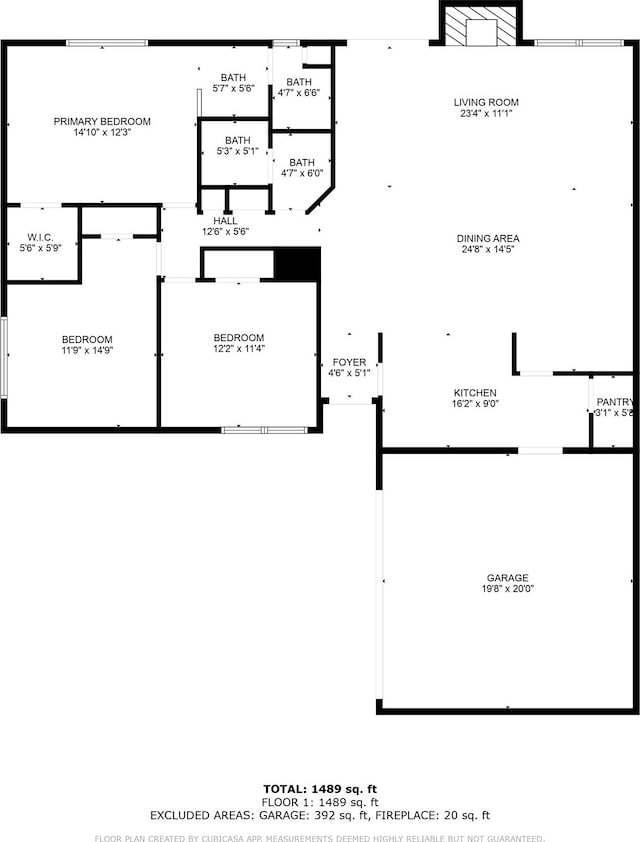 5935 Caruso Forest Dr, Houston, TX 77088 - room layout