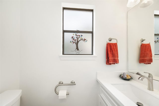 12915 Lake Mist Dr, Cypress, TX 77429 - half bath featuring toilet and vanity