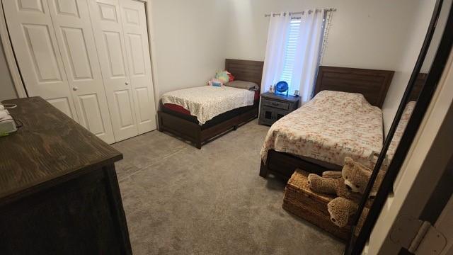 18534 Wolf Creek Trl, Humble, TX 77346 - carpeted bedroom with a closet