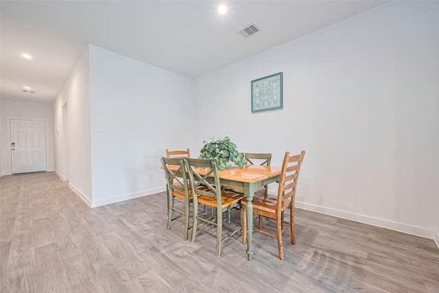 31707 Whittis Hill Way, Fulshear, TX 77441 - dining space with light wood-style floors, recessed lighting, and baseboards