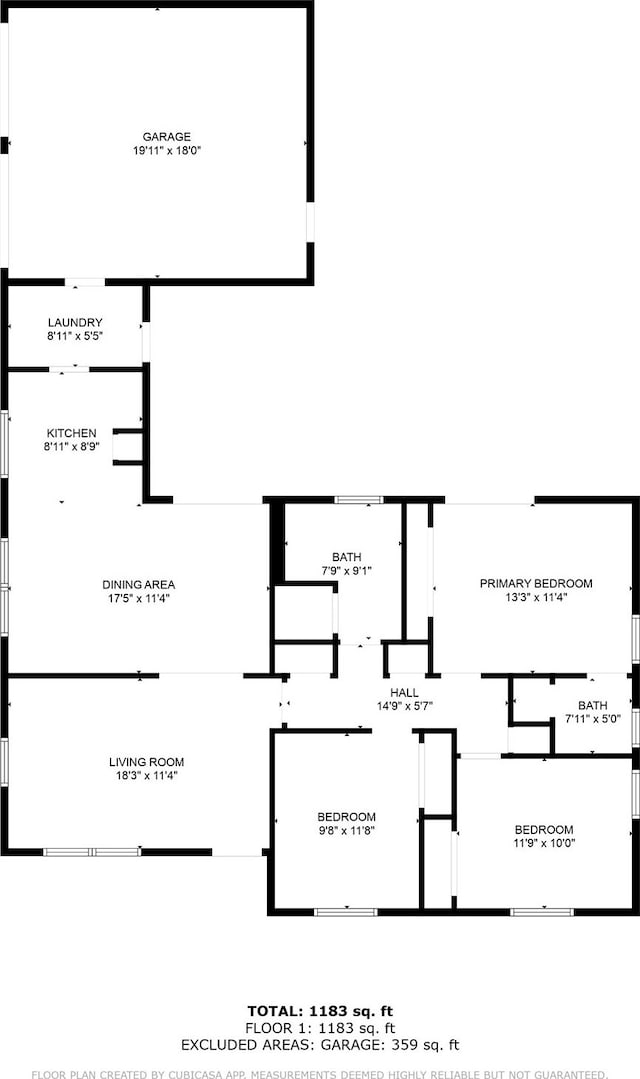 7150 Edgemoor Dr, Houston, TX 77074 - floor plan / room layout