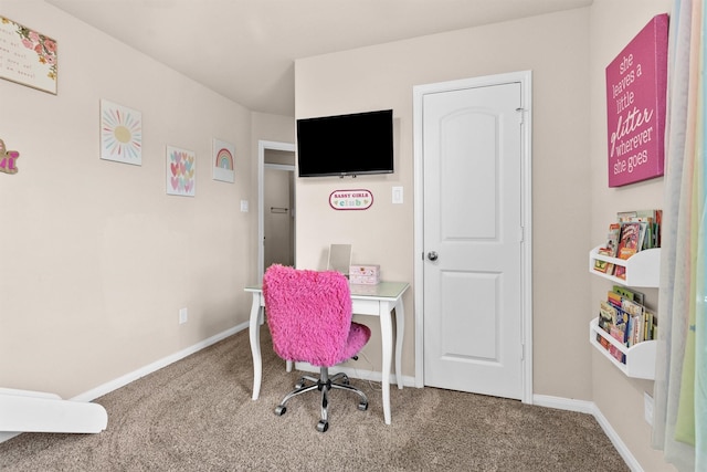 14108 Kamilia Rd, Conroe, TX 77306 - carpeted office space featuring baseboards