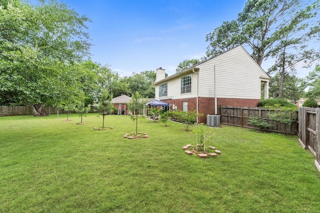 16603 April Hill St, Houston, TX 77095 - view of yard with central AC unit