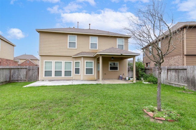 15010 Calico Heights Ln, Cypress, TX 77433 - back of property featuring a patio area and roof with shingles