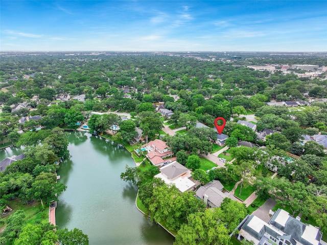 12443 Honeywood Trl, Houston, TX 77077 - view of property location featuring a nearby body of water and nearby suburban area