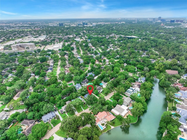 12443 Honeywood Trl, Houston, TX 77077 - view of property location with a large body of water