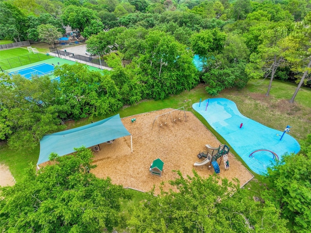 12443 Honeywood Trl, Houston, TX 77077 - drone / aerial view