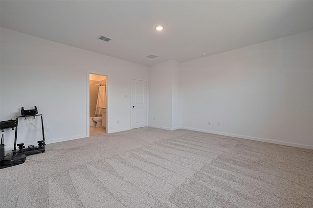29851 Aaron River Trl, Fulshear, TX 77441 - unfurnished room featuring light carpet, baseboards, and recessed lighting