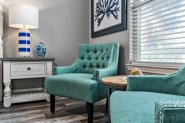 2296 Martinique, Crystal Beach, TX 77650 - sitting room featuring wood finished floors