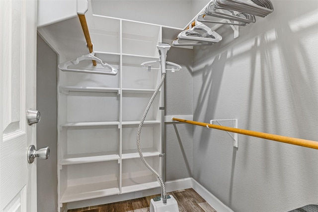 2296 Martinique, Crystal Beach, TX 77650 - spacious closet featuring wood finished floors