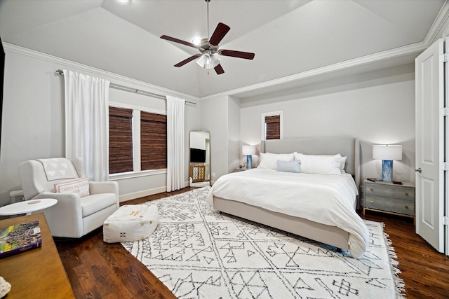 2729 Cohn St, Houston, TX 77007 - bedroom featuring wood finished floors and a ceiling fan