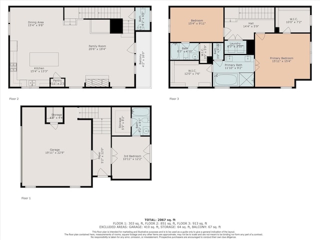 2729 Cohn St, Houston, TX 77007 - floor plan / room layout
