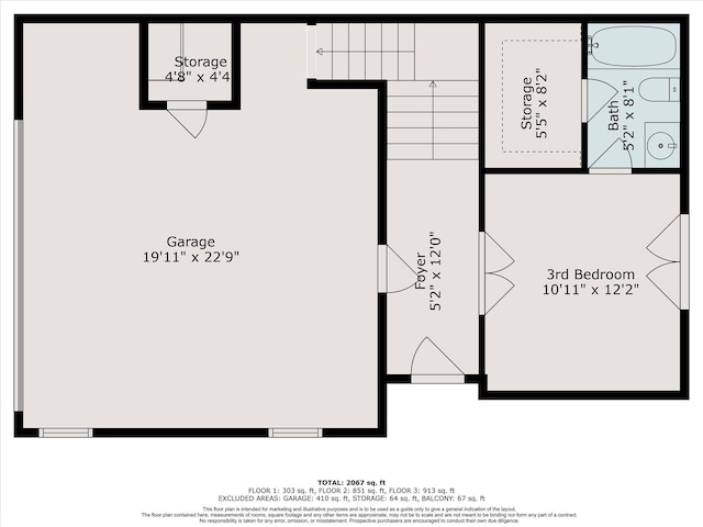 2729 Cohn St, Houston, TX 77007 - property floor plan