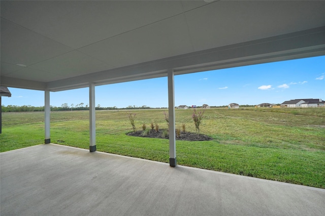 11034 Moon Light Dr, Needville, TX 77461 - view of patio / terrace with a view of rural / pastoral area