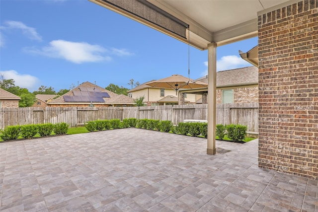 23435 Banks Mill Dr, New Caney, TX 77357 - view of patio with a fenced backyard